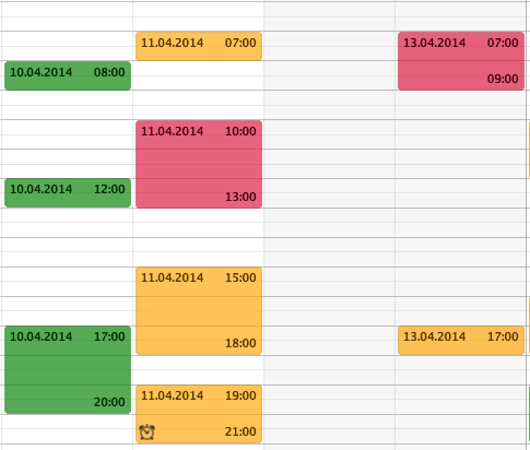 Agenda Layout