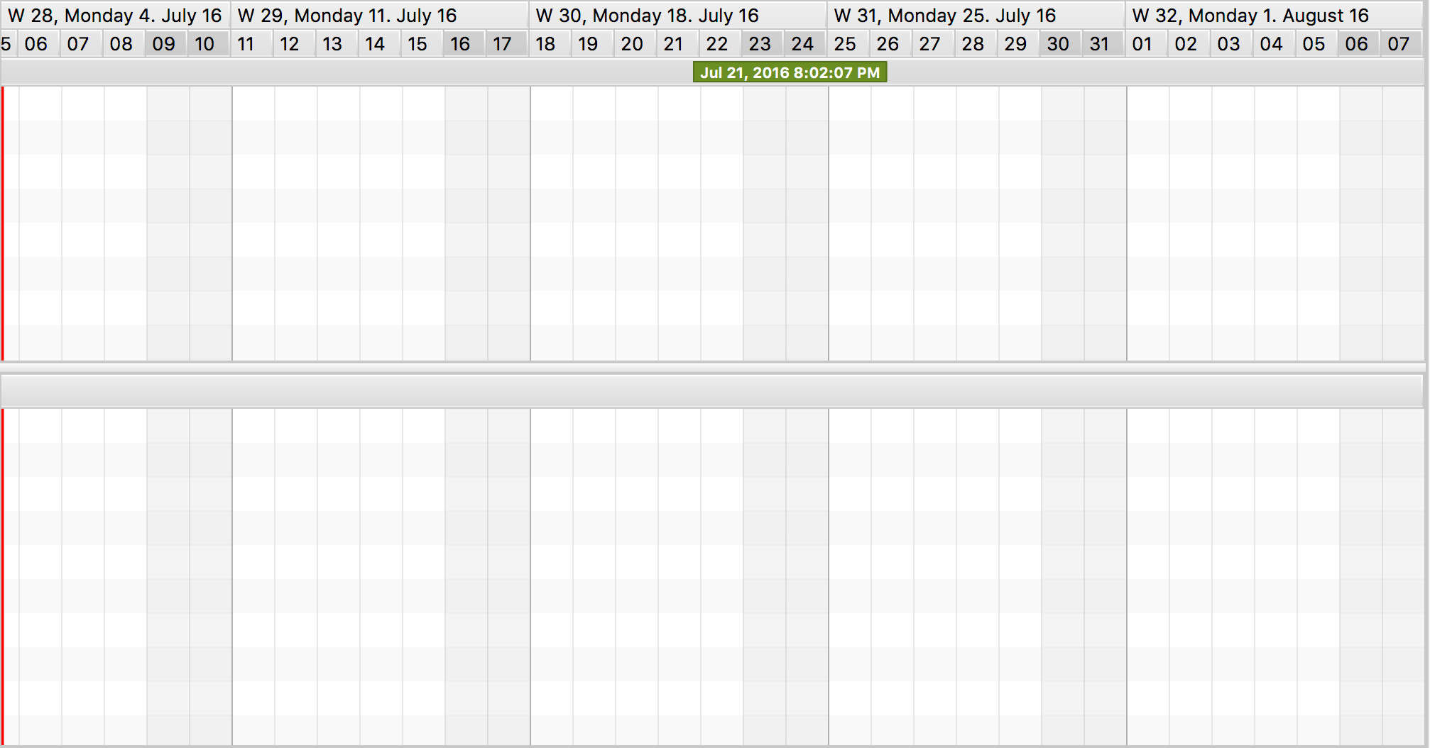 Dual Gantt Chart Lite Container